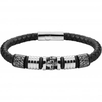 Браслет Zippo Five Charms Leather Bracelet с 5 шармами (22 см) купить в Челябинске