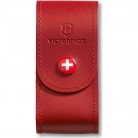 Чехол Victorinox 4.0521.1 кожаный для ножей 91мм 5-8 уровней красный купить в Челябинске