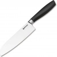 Кухонный нож шефа Bker Core Santoku, 163 мм, сталь X50CrMoV15, рукоять пластик купить в Челябинске