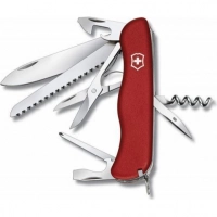 Мультитул Victorinox Outrider 0.8513, сталь X50CrMoV15, рукоять нейлон, красный купить в Челябинске