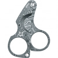 Нож для сигар Fox Damascus Figaro Cigar Cutter, сталь дамаск, рукоять дамаск купить в Челябинске