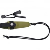 Нож Morakniv Eldris + огниво , цвет зеленый купить в Челябинске