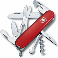 Нож перочинный Victorinox Climber, сталь X55CrMo14, рукоять Cellidor®, красный купить в Челябинске