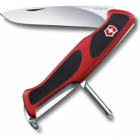 Нож перочинный Victorinox RangerGrip, сталь X50CrMoV15, рукоять нейлон, красно-чёрный купить в Челябинске