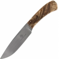 Нож с фиксированным клинком Arno Bernard Leopard, сталь N690, рукоять Spalted Maple купить в Челябинске