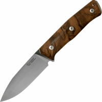 Нож с фиксированным клинком LionSteel B35, сталь Sleipner, рукоять ореховое дерево купить в Челябинске