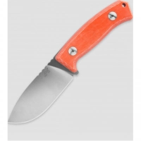 Нож с фиксированным клинком LionSteel M2 MiOR, сталь D2, рукоять Orange micarta купить в Челябинске