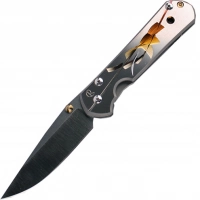 Нож складной Chris Reeve Large Sebenza 21 Unique Graphics, сталь CPM S35VN, рукоять титан купить в 