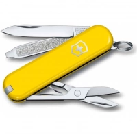 Нож Victorinox Classic SD Colors, Sunny Side (0.6223.8G) жёлтый, 7 функций 58мм купить в Челябинске