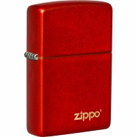 Зажигалка Classic Metallic Red ZIPPO с логотипом Zippo купить в Челябинске