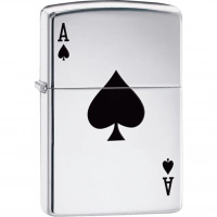 Зажигалка ZIPPO Armor™  Туз с покрытием High Polish Chrome купить в Челябинске