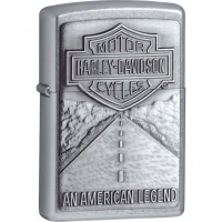 Зажигалка ZIPPO Harley-Davidson® Легенда, с покрытием Street Chrome™ купить в Челябинске