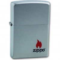 Зажигалка ZIPPO Satin Chrome, латунь с ник.-хром. покрыт., серебр., матовая, 36х56х12 мм купить в Челябинске