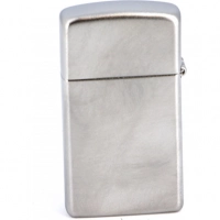 Зажигалка ZIPPO Slim® с покрытием Satin Chrome™, латунь/сталь, серебристая, матовая, 30х10×55 мм купить в Челябинске